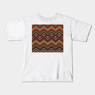 ugly sweater pattern Kids T-Shirt